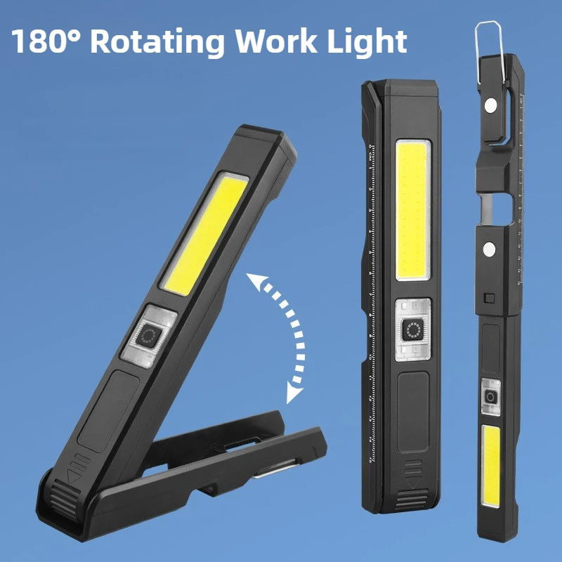 180° Rotating Portable Work Light USB-C Rechargeable Camping Flashlight Outdoor Waterproof Red and Blue Warning Emergency Lamp
180° Rotating Portable Work Light USB-C Rechargeable Camping Flashlight Outdoor Waterproof Red and Blue Warning Emergency Lamp
