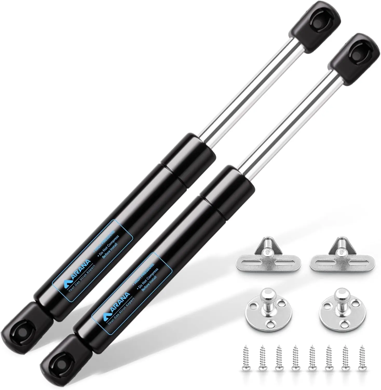 10 inch 10Lb/45N Gas Struts for Truck Toolbox Boat Lid Lift Support, 2 Pack
10 inch 10Lb/45N Gas Struts for Truck Toolbox Boat Lid Lift Support, 2 Pack
