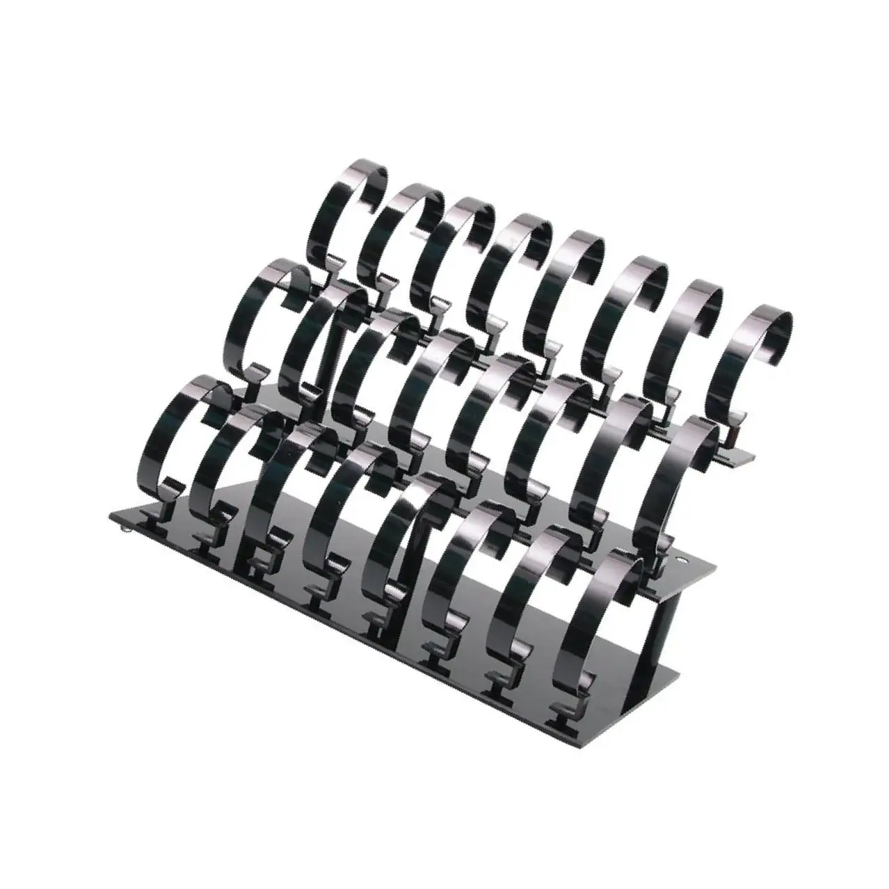 Подставка для часов и ювелирных изделий из акрила на 24 слота для презентаций
Подставка для часов и ювелирных изделий из акрила на 24 слота для презентаций