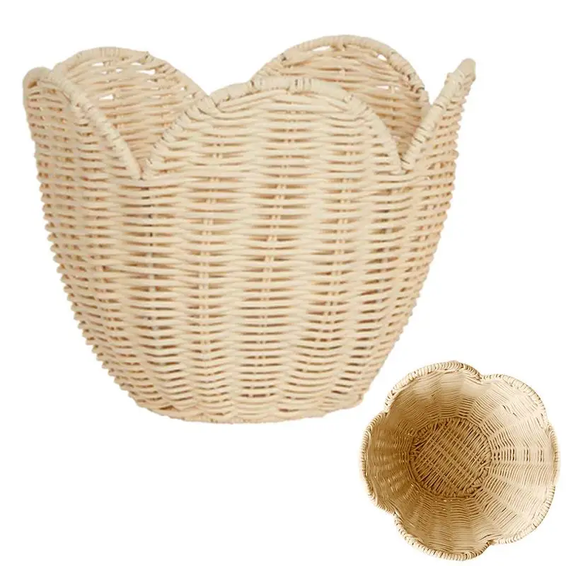 Rattan Basket Hangable Handmade Baskets Hand-Woven Storage Bins for Living Room Study Bedroom Lily Shape Toy Organizer
Rattan Basket Hangable Handmade Baskets Hand-Woven Storage Bins for Living Room Study Bedroom Lily Shape Toy Organizer