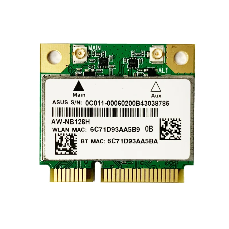 New Wifi Bluetooth 4.0 Half Mini PCI-E Wireless Network Card For Atheros AR9485 AR5B225 For ASUS/ Dell /ACER/Samsung
New Wifi Bluetooth 4.0 Half Mini PCI-E Wireless Network Card For Atheros AR9485 AR5B225 For ASUS/ Dell /ACER/Samsung