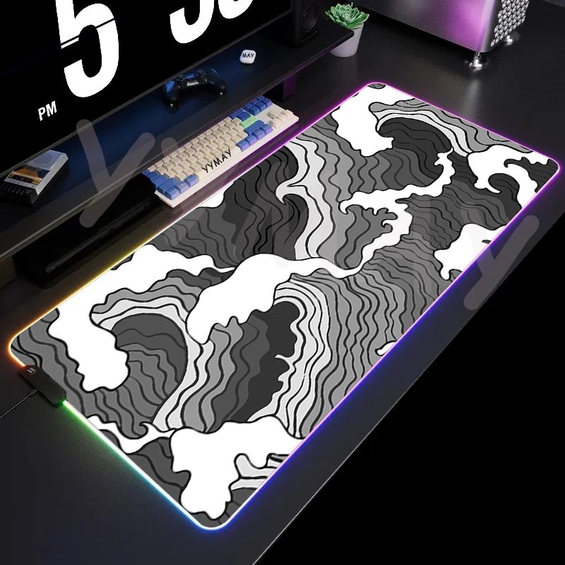Great Wave Large RGB Mouse Pad XXL Gaming Mousepad LED Mouse Mat Gamer Mousepads Luminous Table Mats Desk Pads With Backlit
Great Wave Large RGB Mouse Pad XXL Gaming Mousepad LED Mouse Mat Gamer Mousepads Luminous Table Mats Desk Pads With Backlit