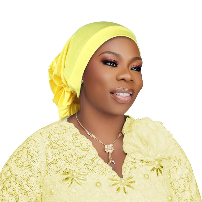 New Big Flower Turban Muslim Hijab Women Chemo Cap African Head Wrap Nigeria Party Headwear Wedding Pearl Headscarf Bonnet Hat
New Big Flower Turban Muslim Hijab Women Chemo Cap African Head Wrap Nigeria Party Headwear Wedding Pearl Headscarf Bonnet Hat
