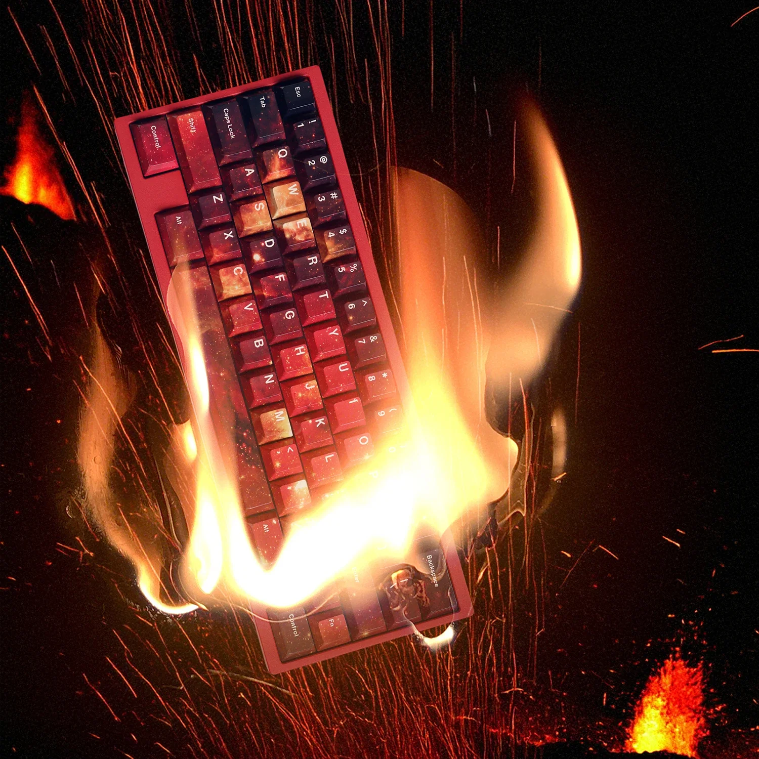 Red Flame Nebula Highlight Edition, Red PBT Sublimation Original Factory 68 980 75 87 104 Keycap
Red Flame Nebula Highlight Edition, Red PBT Sublimation Original Factory 68 980 75 87 104 Keycap