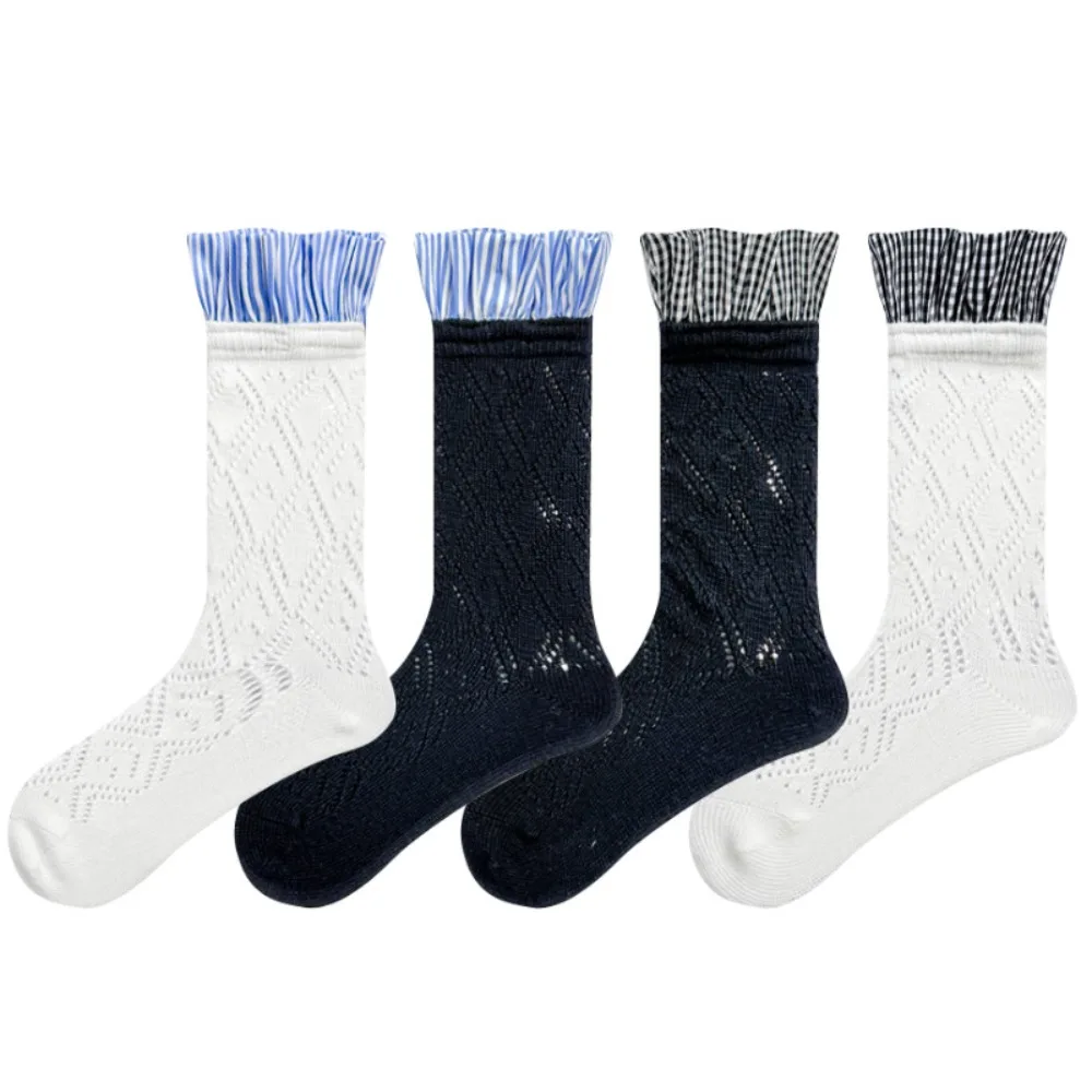 Casual Thin Ruffle Socks Ballet Style Sweat-absorbing JK Cotton Socks Mid Tube Mesh Short Sock Women
Casual Thin Ruffle Socks Ballet Style Sweat-absorbing JK Cotton Socks Mid Tube Mesh Short Sock Women