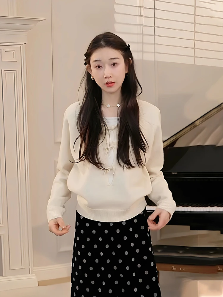 OUDOEE Color Blo Base Layer Sweater Women's Winter Knitted irt Small ence Design Sense Soft Polyester Fiber
OUDOEE Color Blo Base Layer Sweater Women's Winter Knitted irt Small ence Design Sense Soft Polyester Fiber