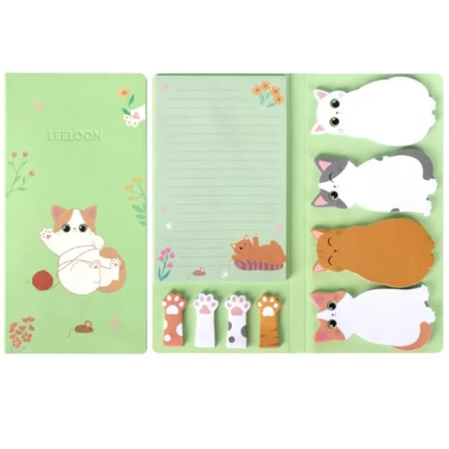 Sticky Notes Set, 360 Sheets Cute Cartoon Animal Self-Stick Notes Pads Themed Memo Pads Paw Page Markers Sticky Index Tabs for
Sticky Notes Set, 360 Sheets Cute Cartoon Animal Self-Stick Notes Pads Themed Memo Pads Paw Page Markers Sticky Index Tabs for