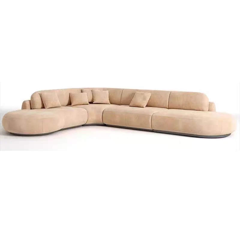Italian minimalist Saint-Germain fabric sofa light luxury living room large flat curved corner villa sofa combination
Italian minimalist Saint-Germain fabric sofa light luxury living room large flat curved corner villa sofa combination