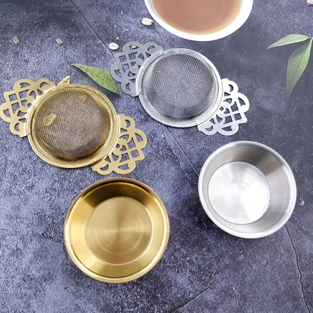 Double Ear Spice Infuser Filter Loose Leaf With Drip Bowl Tea Strainer Tea With Double Wing Handles Stainless Steel Kitchen Tool
Double Ear Spice Infuser Filter Loose Leaf With Drip Bowl Tea Strainer Tea With Double Wing Handles Stainless Steel Kitchen Tool
