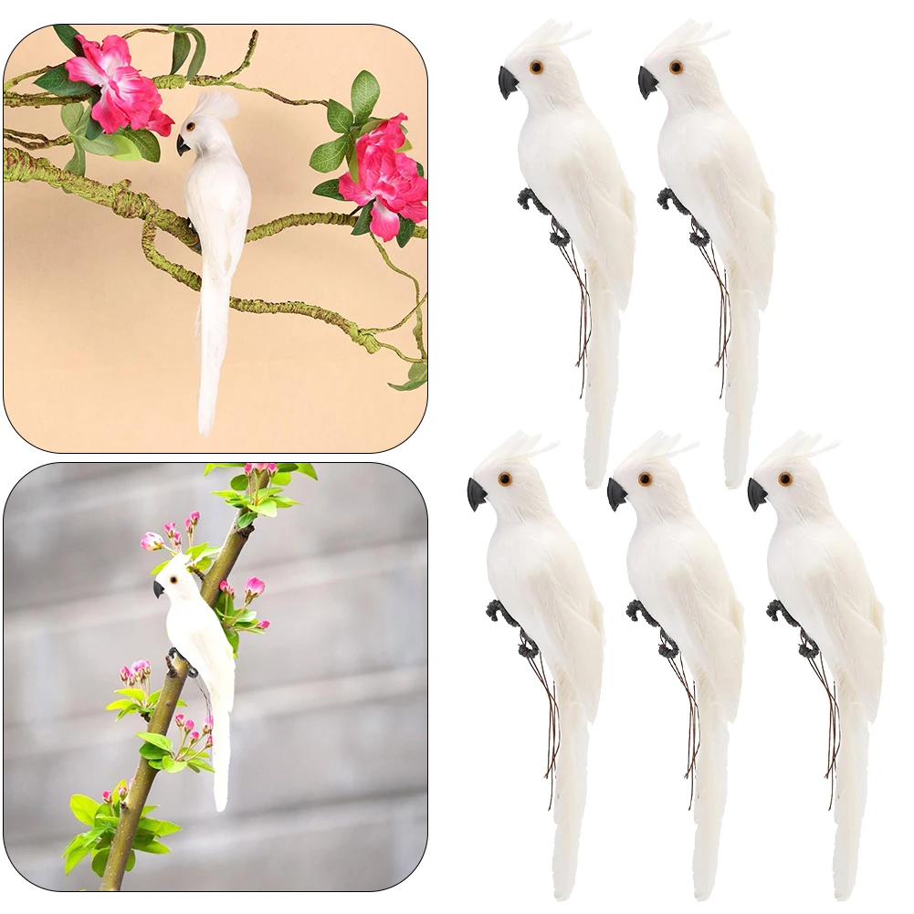 5 шт. искусственных имитаций птиц из пенопласта и перьев, украшение для дома (белые)
5 шт. искусственных имитаций птиц из пенопласта и перьев, украшение для дома (белые)