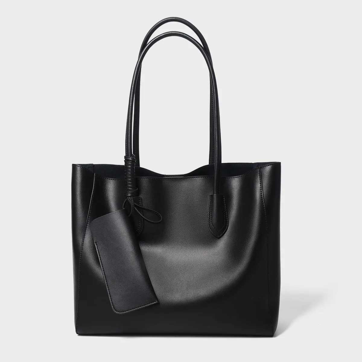 Black Soft Genuine Leather Tote Bag for Women Casual Large Capacity Shoulder Bag Fashion Commuter Handbag with Wallet
Black Soft Genuine Leather Tote Bag for Women Casual Large Capacity Shoulder Bag Fashion Commuter Handbag with Wallet