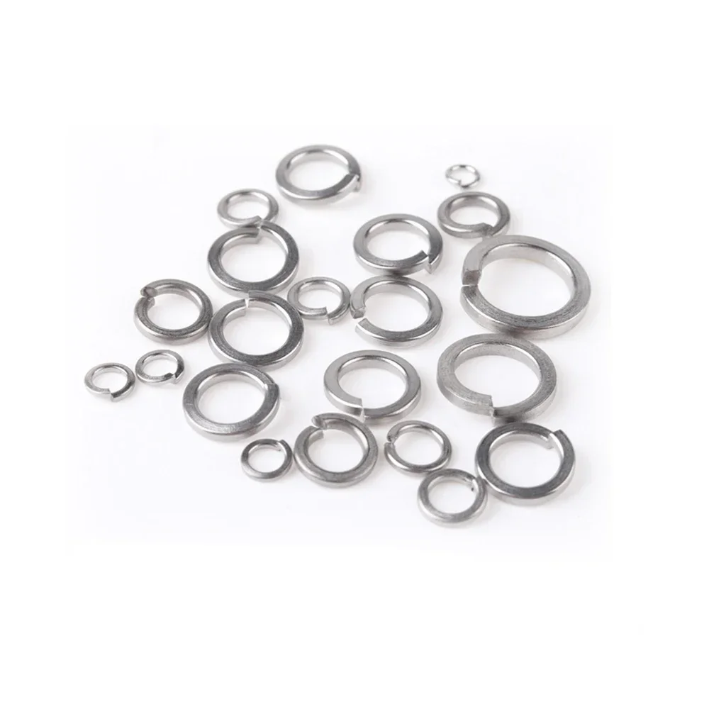 100pcs GB93 M1.6 M2 M2.5 M3 M4 M5 M6 304 Stainless Steel Spring Washer Split Lock Washers
100pcs GB93 M1.6 M2 M2.5 M3 M4 M5 M6 304 Stainless Steel Spring Washer Split Lock Washers