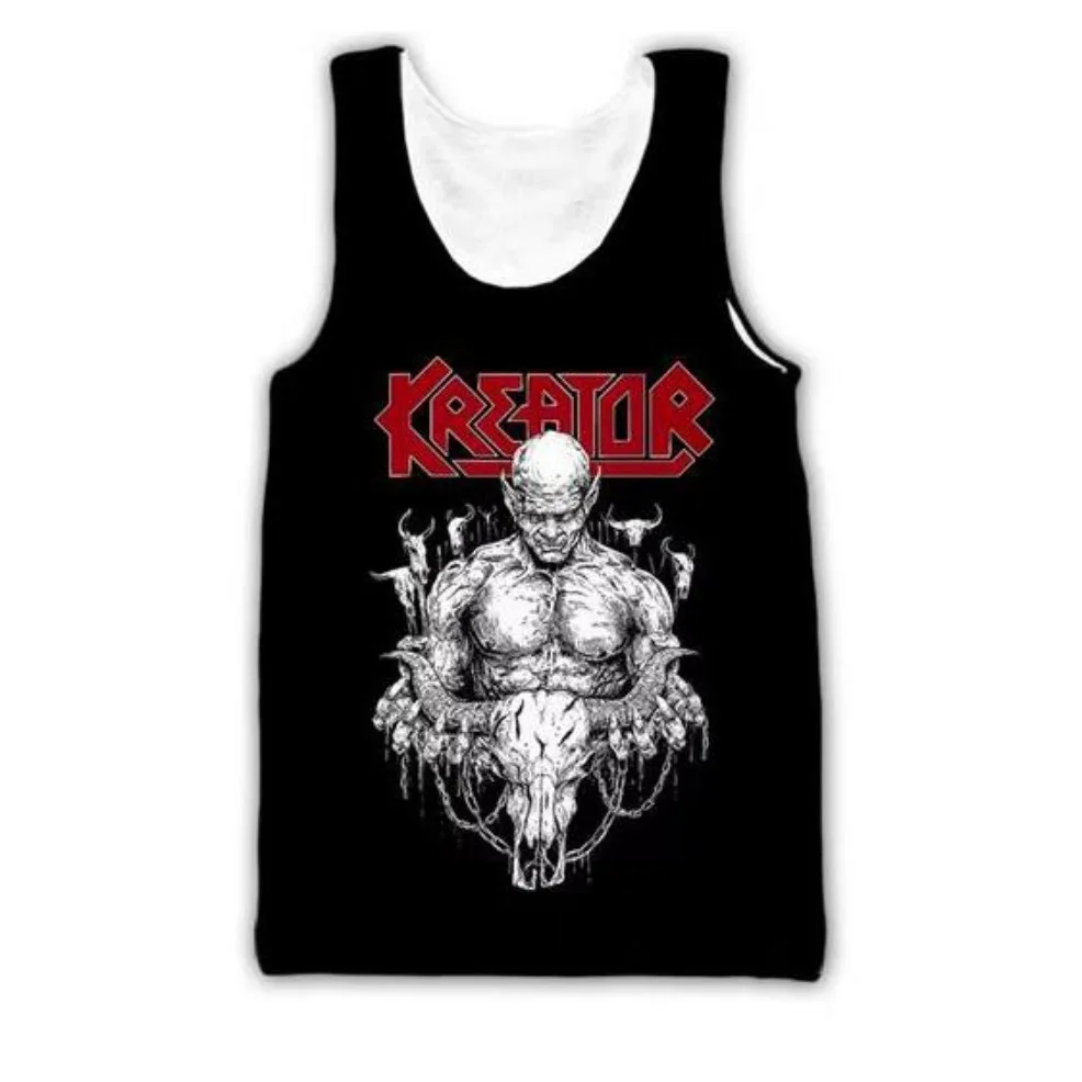 New Fashion Men/Women Kreator 3D Printed Sleeveless Vest Streetwear Men Loose Sporting Tank Top
New Fashion Men/Women Kreator 3D Printed Sleeveless Vest Streetwear Men Loose Sporting Tank Top
