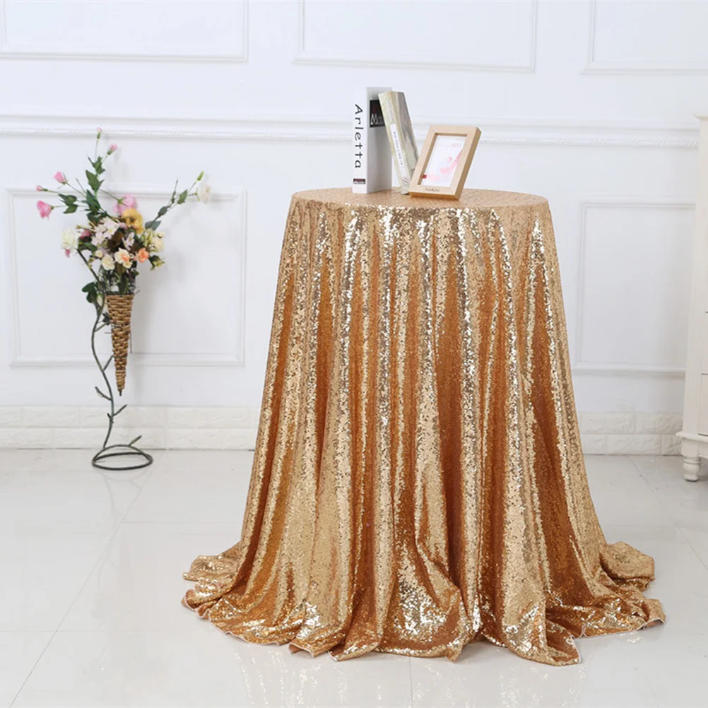 Golden Sparkly Sequin Tablecloth 1.2x1.2m Wedding Party Banquet Decor Jewel Sequins Linen Modern Luxurious Shiny Table Cloth
Golden Sparkly Sequin Tablecloth 1.2x1.2m Wedding Party Banquet Decor Jewel Sequins Linen Modern Luxurious Shiny Table Cloth