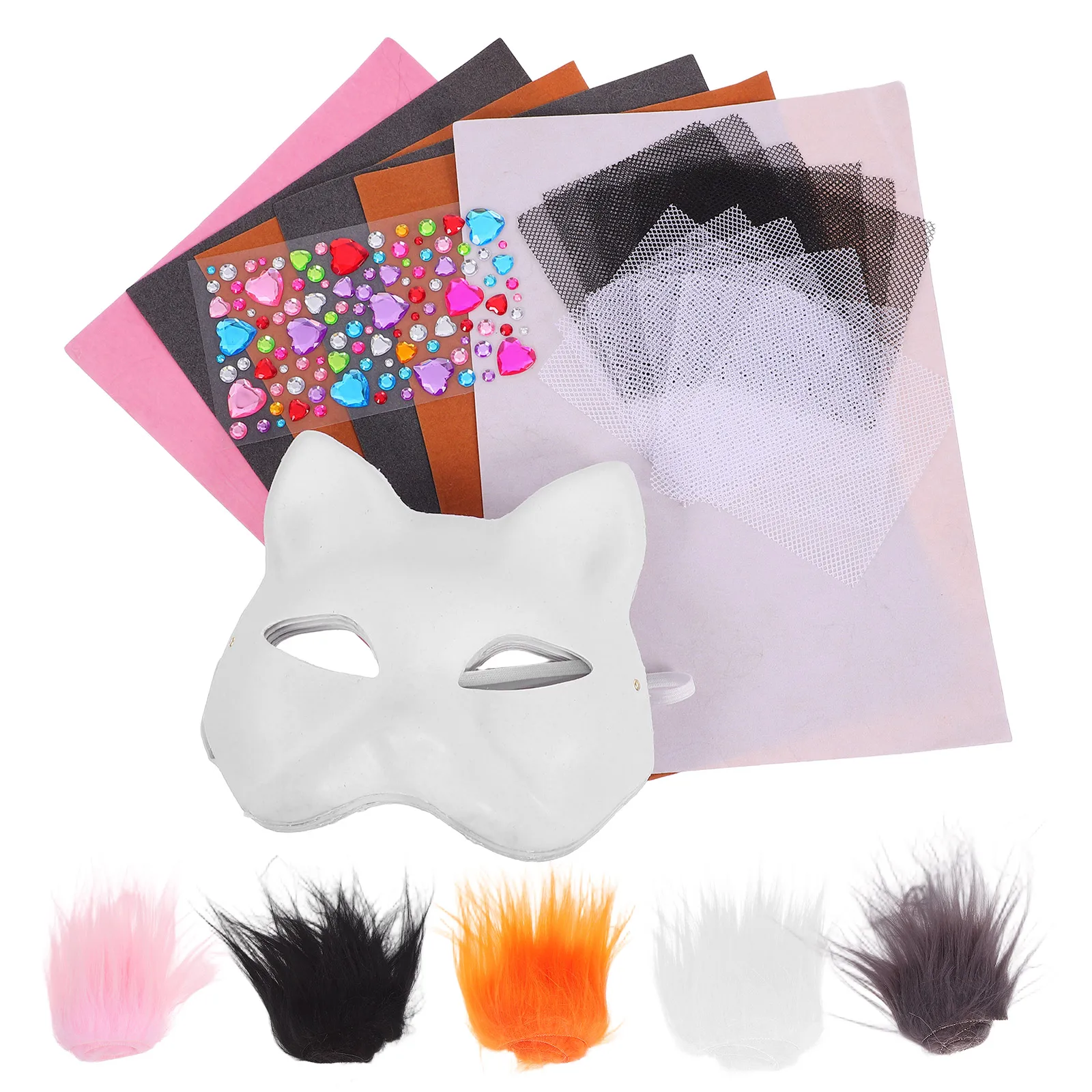1 Set Cat Face Mask Animal Half Face Mask Diy Blank Paper Mask Unfinished Hand Painting Masks Making Kits Party Dress Up Props
1 Set Cat Face Mask Animal Half Face Mask Diy Blank Paper Mask Unfinished Hand Painting Masks Making Kits Party Dress Up Props