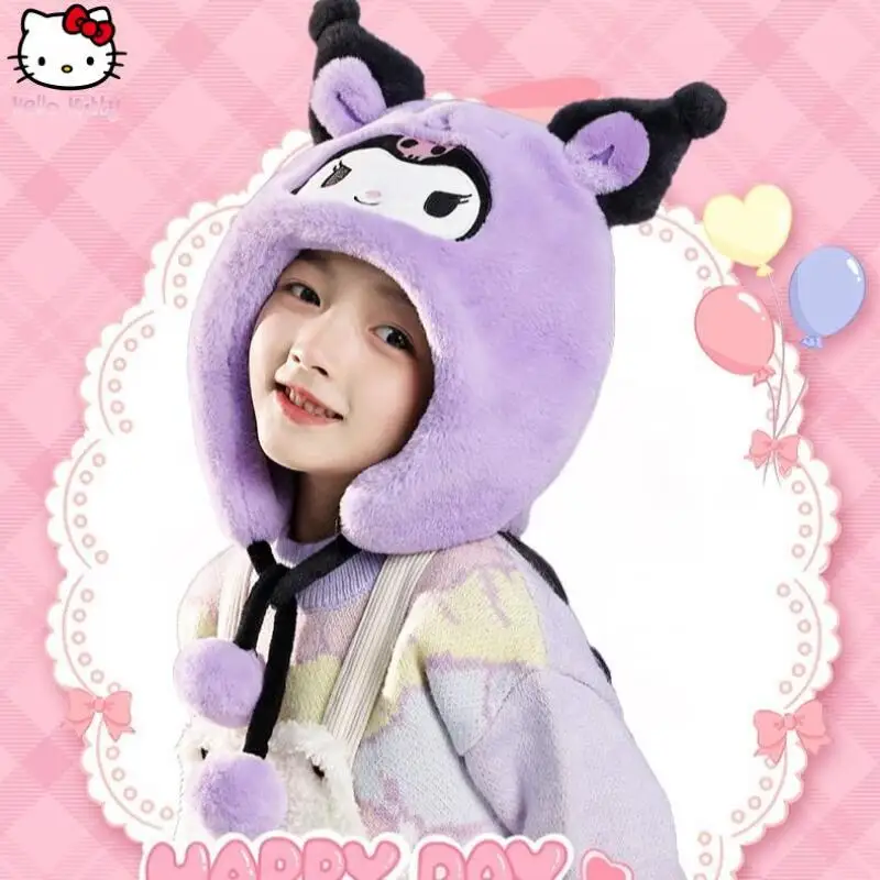 Boy Kuromi My Melody Warm Ear Protection Hat Cartoon Kawaii Girl Anime Fashion Sanrio Autumn Winter New Style Ball Hanging Hat
Boy Kuromi My Melody Warm Ear Protection Hat Cartoon Kawaii Girl Anime Fashion Sanrio Autumn Winter New Style Ball Hanging Hat