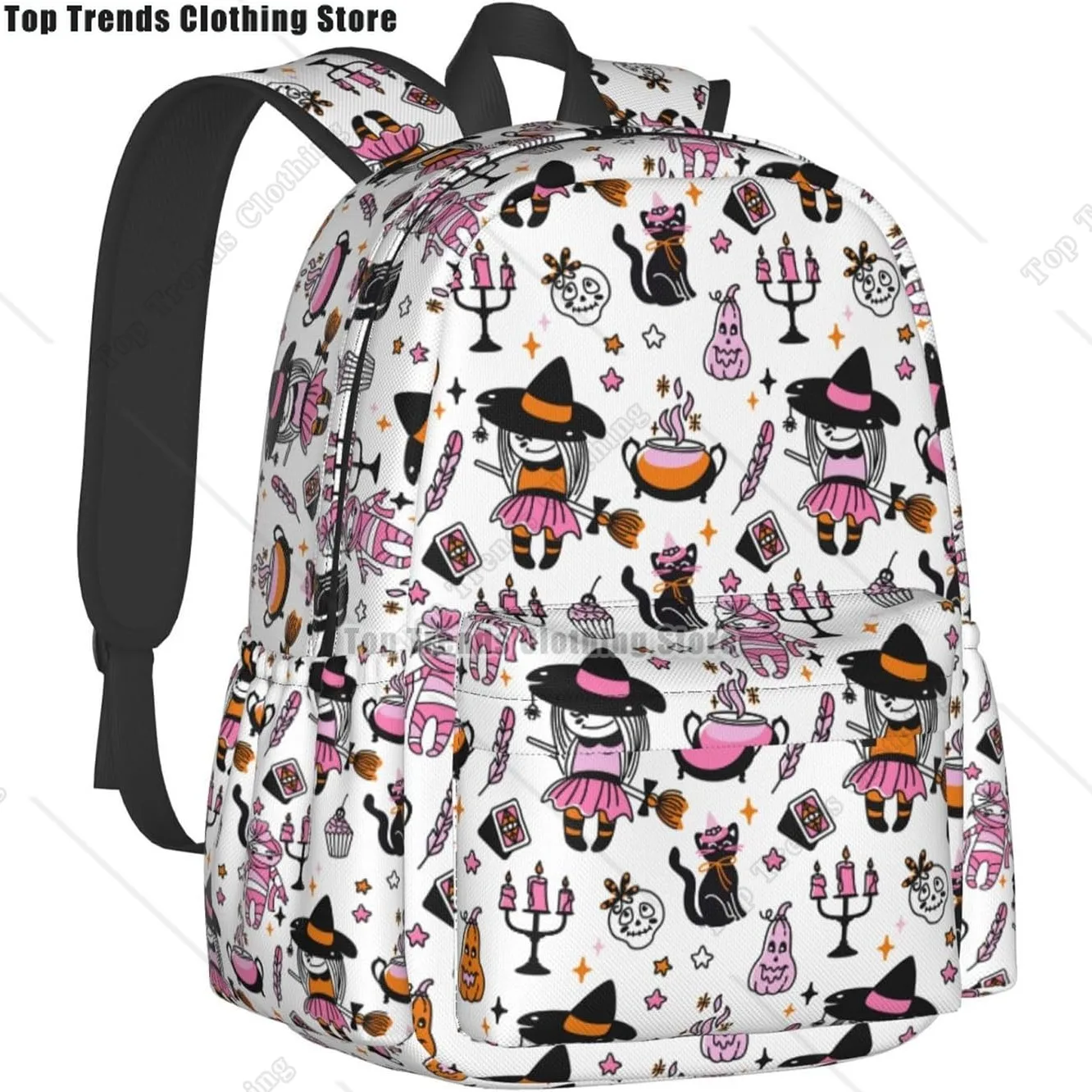 Многоцелевая школьная сумка со скелетом на Хэллоуин, забавная ведьма, сумка для книг для мальчиков и девочек-подростков, повседневный рюкзак
Многоцелевая школьная сумка со скелетом на Хэллоуин, забавная ведьма, сумка для книг для мальчиков и девочек-подростков, повседневный рюкзак