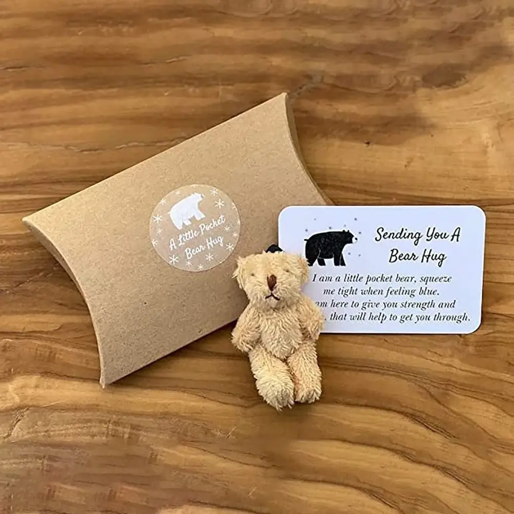 Portable Movable Plush Bear Mini Plush Bear Ornaments Handmade Bear Hugs Small Pocket Home Decor
Portable Movable Plush Bear Mini Plush Bear Ornaments Handmade Bear Hugs Small Pocket Home Decor