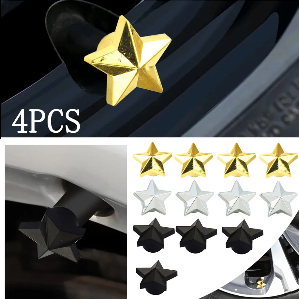 4pcs Auto Valve Stems Dustproof Caps Car Wheel Valve Cover Universal Tires Valve Cap Styling Decoration Car Exterior Accessories
4pcs Auto Valve Stems Dustproof Caps Car Wheel Valve Cover Universal Tires Valve Cap Styling Decoration Car Exterior Accessories
