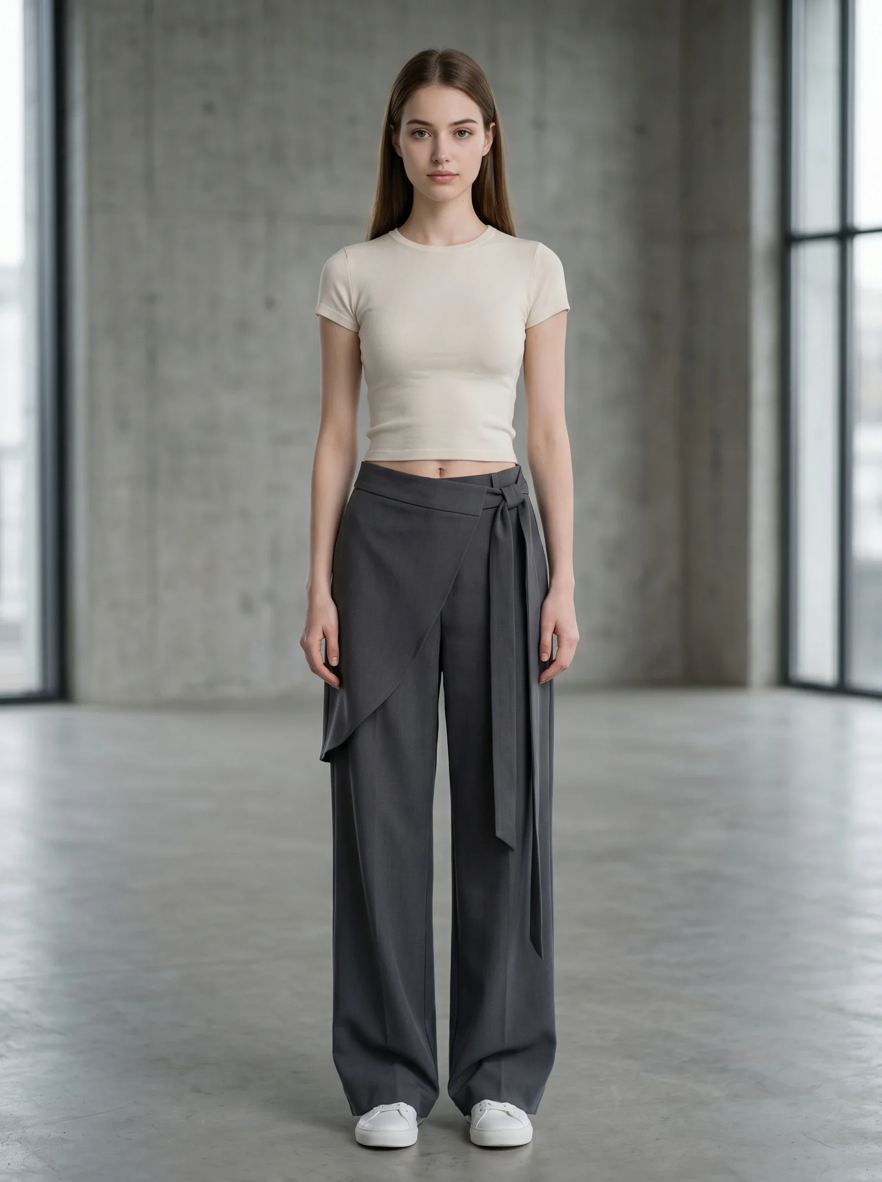 Solid Color Office Irregular Straps Suit Trousers Women's 2026 Spring and Summer High Waist Drape Casual Straight Floor Pants
Solid Color Office Irregular Straps Suit Trousers Women's 2026 Spring and Summer High Waist Drape Casual Straight Floor Pants