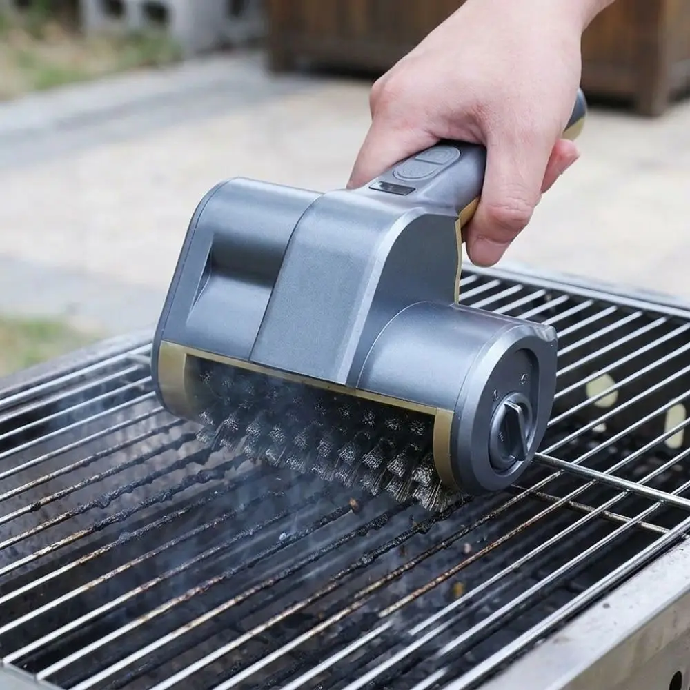 Stainless Steel Electric Grill Cleaning Brush with LED Light 2-Speed Cordless BBQ Grill Brush Heat-resistant Rechargeable
Stainless Steel Electric Grill Cleaning Brush with LED Light 2-Speed Cordless BBQ Grill Brush Heat-resistant Rechargeable