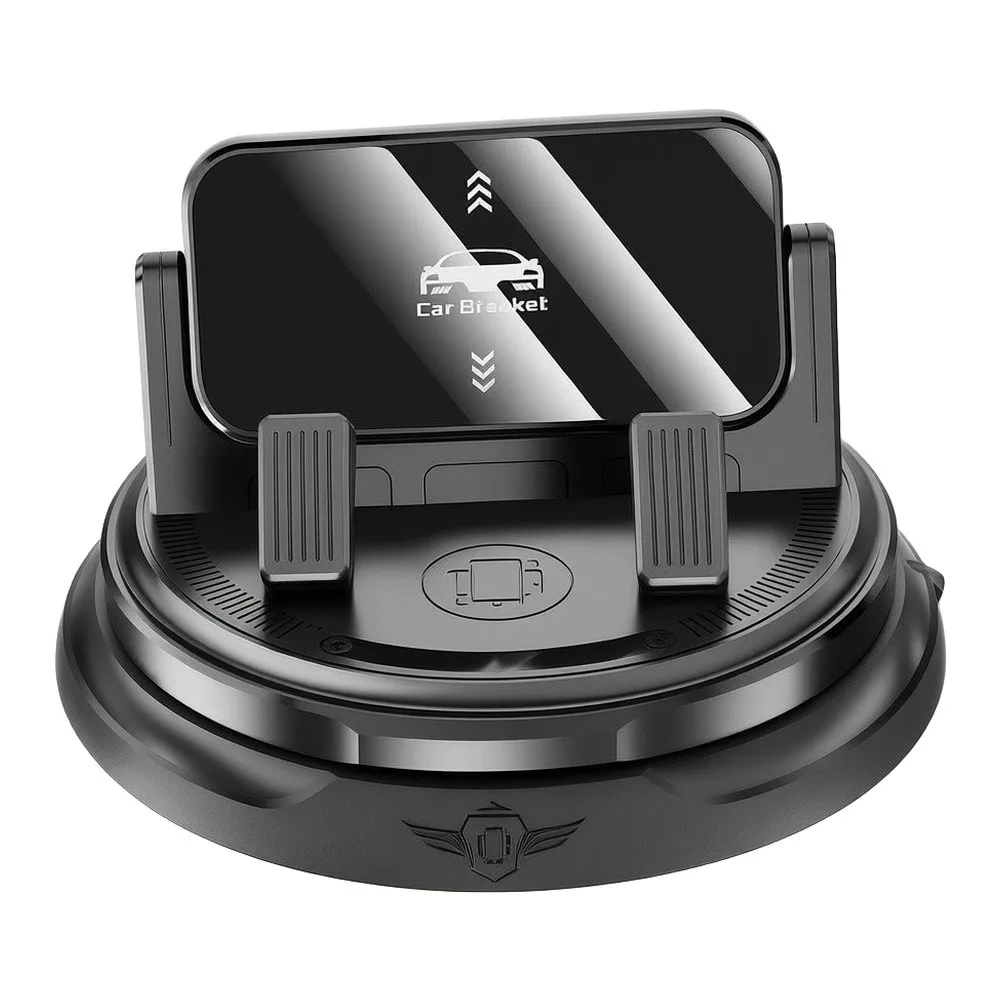 Car Dashboard Phone Holder with 360 Degree Turn Function and Parking Number Plate Base ABS Material 10x6x10cm Black
Car Dashboard Phone Holder with 360 Degree Turn Function and Parking Number Plate Base ABS Material 10x6x10cm Black