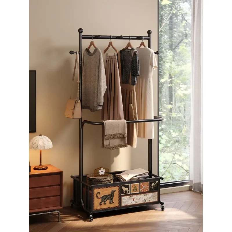 Floor-to-ceiling bedroom coat rack vintage clothes storage vintage style removable hanging clothes thickened and thickened
Floor-to-ceiling bedroom coat rack vintage clothes storage vintage style removable hanging clothes thickened and thickened