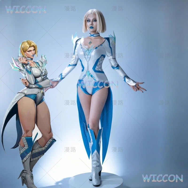 Marv Rivals White Cosplay Queen Emma Grace Frost Hero Costume Bodysuit Women Fancy HQ Sexy Roleplay Game Event Halloween Outfit
Marv Rivals White Cosplay Queen Emma Grace Frost Hero Costume Bodysuit Women Fancy HQ Sexy Roleplay Game Event Halloween Outfit