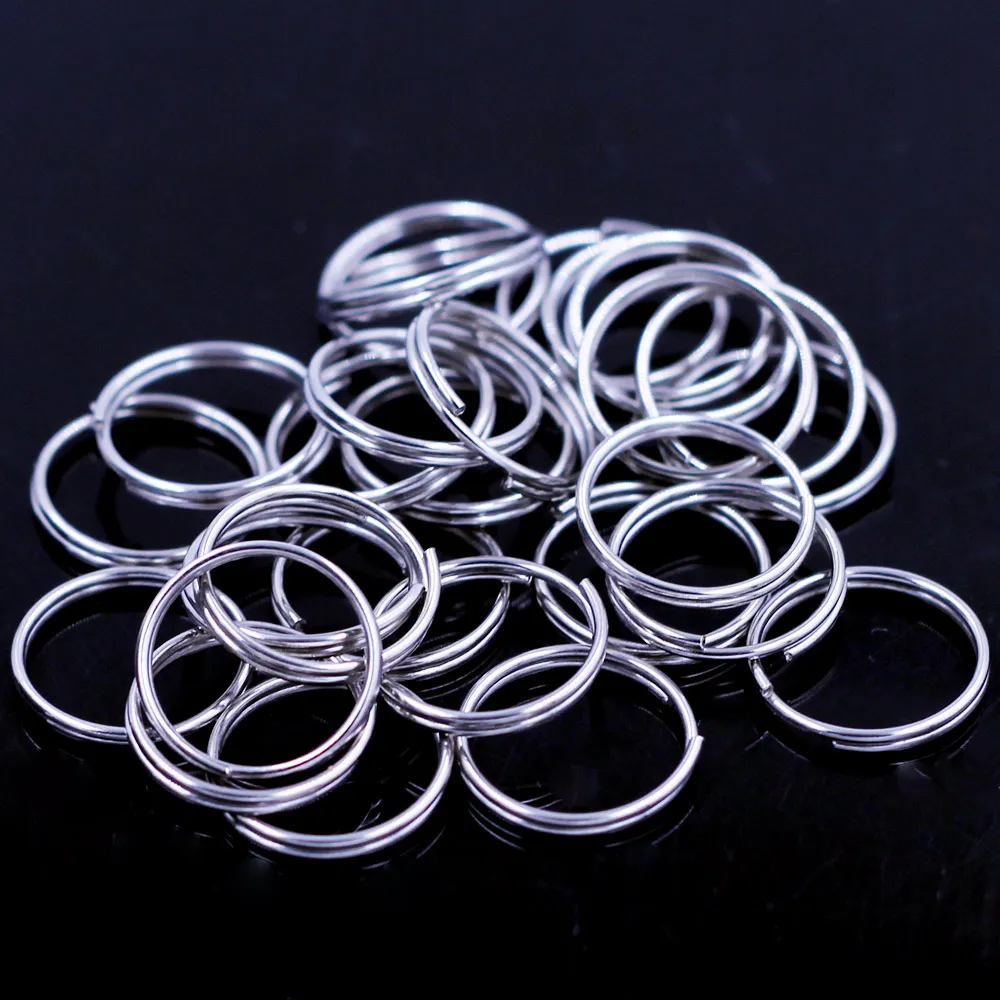 300Pcs Double Loops Split Jump Rings Alloy Round Silver Tone 5x0.7mm
300Pcs Double Loops Split Jump Rings Alloy Round Silver Tone 5x0.7mm