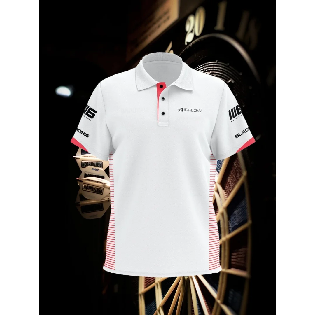 Pro-Line Blade 6, белая рубашка для дартса, тренировочный костюм для соревнований по дартсу, осенняя спортивная мужская футболка, детская одежда, футболка Y2k Woman
Pro-Line Blade 6, белая рубашка для дартса, тренировочный костюм для соревнований по дартсу, осенняя спортивная мужская футболка, детская одежда, футболка Y2k Woman