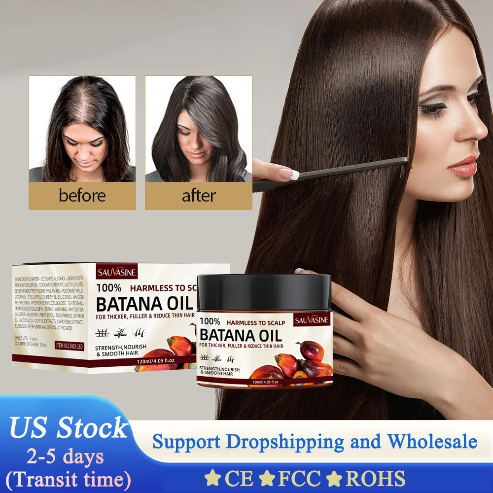 US Stock Natural Batana Oil Repairing Damaged Hair Smoothing Coarse Moisturizing Anti Hair Loss Anti-Breakage Essential Women
US Stock Natural Batana Oil Repairing Damaged Hair Smoothing Coarse Moisturizing Anti Hair Loss Anti-Breakage Essential Women