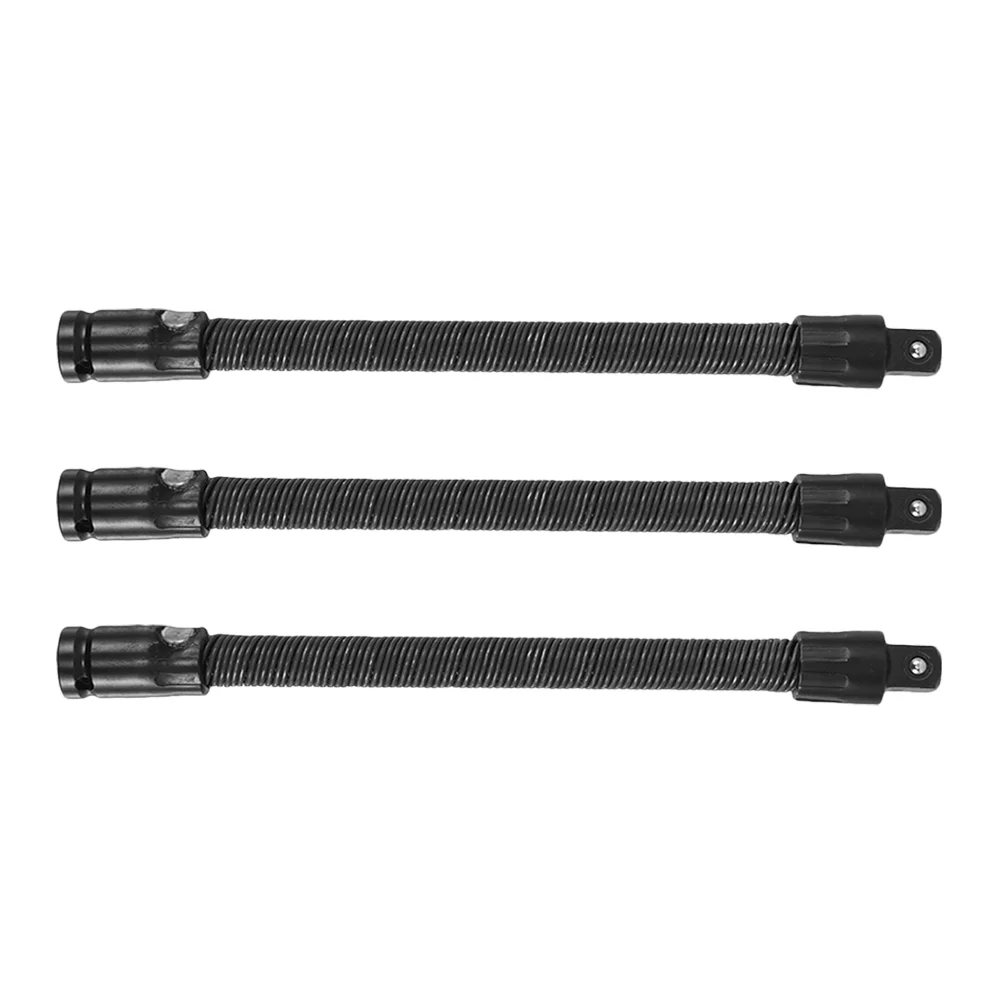 3 PCS Socket Soft Post Flexable Drill Bit Extender Black Steel Wrench Extension Rod
3 PCS Socket Soft Post Flexable Drill Bit Extender Black Steel Wrench Extension Rod