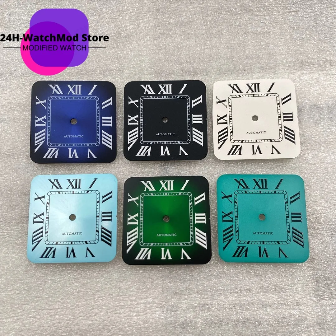 New square 27mm calendar free dial modified Japanese NH35 movement dial literal watch accessories
New square 27mm calendar free dial modified Japanese NH35 movement dial literal watch accessories