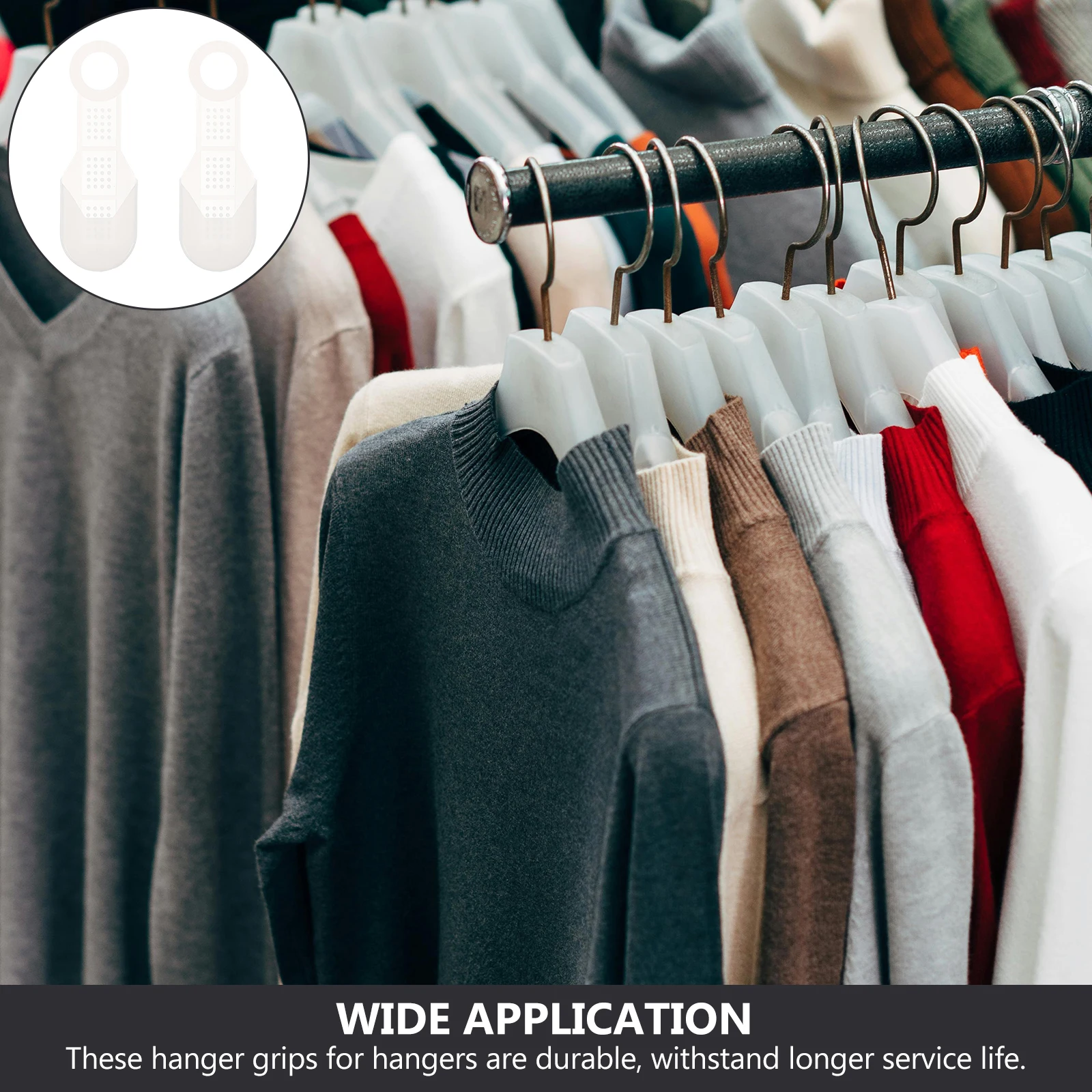 10Pcs Reliable Clothes Hanger Grips Anti-Slip Hanger Strips for Home Wardrobe Store Use Clothes Hanging Accessories
10Pcs Reliable Clothes Hanger Grips Anti-Slip Hanger Strips for Home Wardrobe Store Use Clothes Hanging Accessories