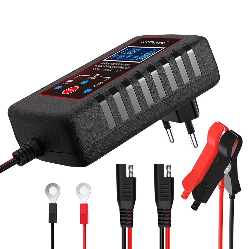 Умное зарядное устройство ASE, кабель-адаптер, автомобильное автоматическое поплавковое зарядное устройство, переключатель 6 В, 12 В для мотоцикла, газонокосилки, множественная защита
Умное зарядное устройство ASE, кабель-адаптер, автомобильное автоматическое поплавковое зарядное устройство, переключатель 6 В, 12 В для мотоцикла, газонокосилки, множественная защита