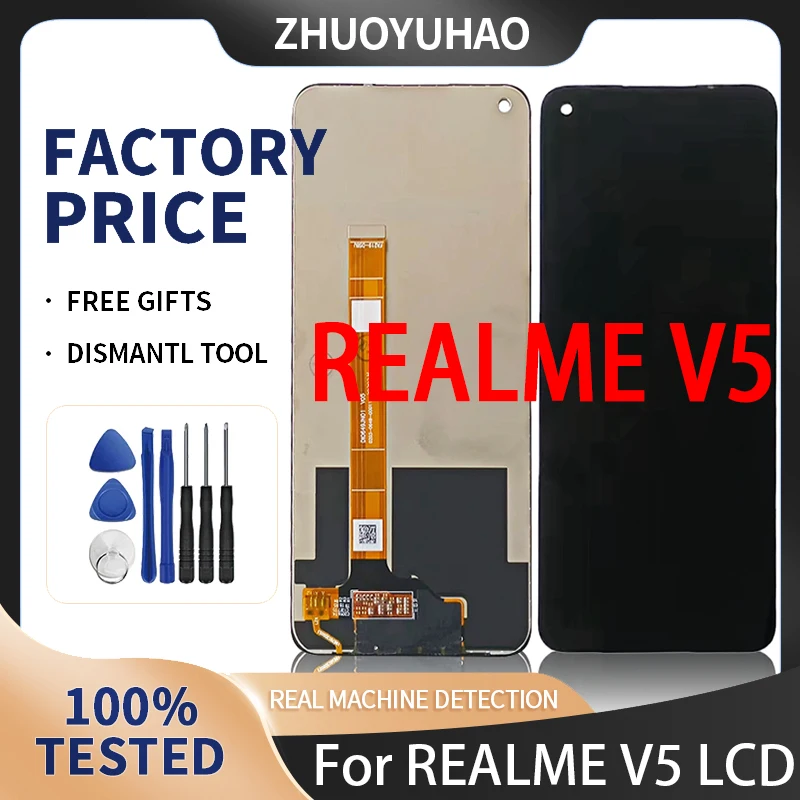 6.5'' LCD Display For REALME V5 LCD Replacement Display Touch Screen For REALME 7 V5 Q2 LCD Screen Digitizer Assembly
6.5'' LCD Display For REALME V5 LCD Replacement Display Touch Screen For REALME 7 V5 Q2 LCD Screen Digitizer Assembly