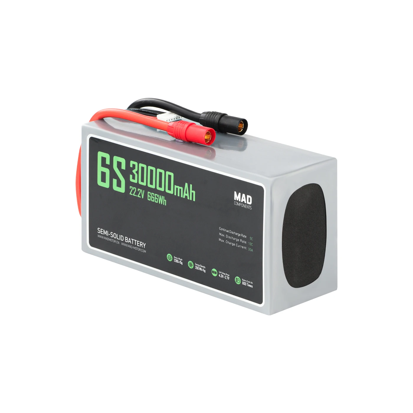 ATV 6S 30Ah High Power Drone Solid State Lithium Battery 6s Lipo 10000/16000/22000/23000/30000mah 22.2v 100c
ATV 6S 30Ah High Power Drone Solid State Lithium Battery 6s Lipo 10000/16000/22000/23000/30000mah 22.2v 100c