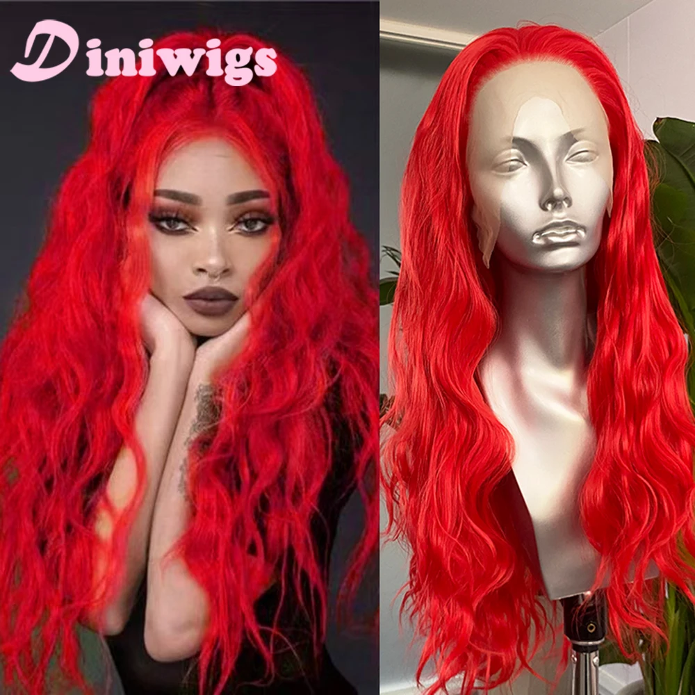 Ярко-красный парик шнурка 13x4, синтетические волосы спереди, длинные свободные вьющиеся натуральные волосы, парики для повседневного использования для женщин, бесклеевой косплей
Ярко-красный парик шнурка 13x4, синтетические волосы спереди, длинные свободные вьющиеся натуральные волосы, парики для повседневного использования для женщин, бесклеевой косплей