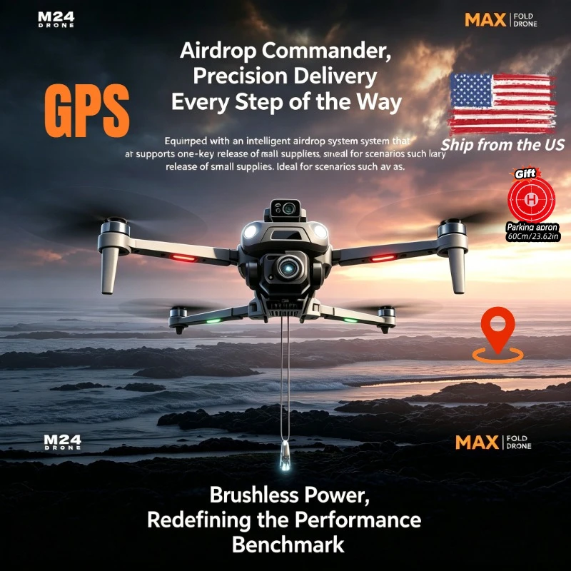 M24 GPS Drone with Gift Delivery 8K Camera 5G FPV Smart Obstacle Avoidance Large Touch Screen Return Home RC Quadcopter Gift Box
M24 GPS Drone with Gift Delivery 8K Camera 5G FPV Smart Obstacle Avoidance Large Touch Screen Return Home RC Quadcopter Gift Box