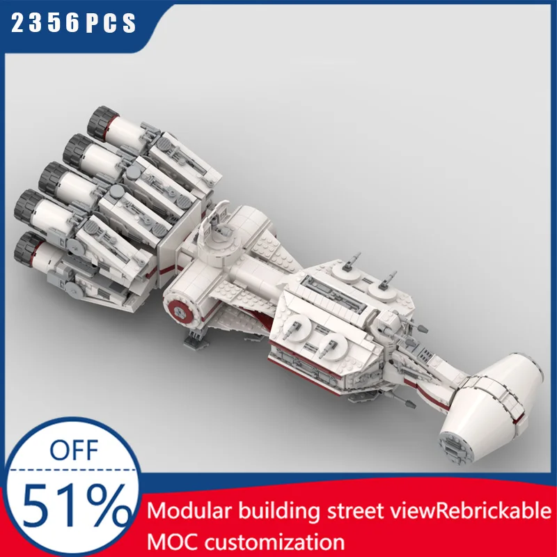 2356 PCS Star Battle Series MOC Exquisite Light Cruiser Building Blocks Model DIY Assembly Display Toys For Kids Birthday Gifts
2356 PCS Star Battle Series MOC Exquisite Light Cruiser Building Blocks Model DIY Assembly Display Toys For Kids Birthday Gifts