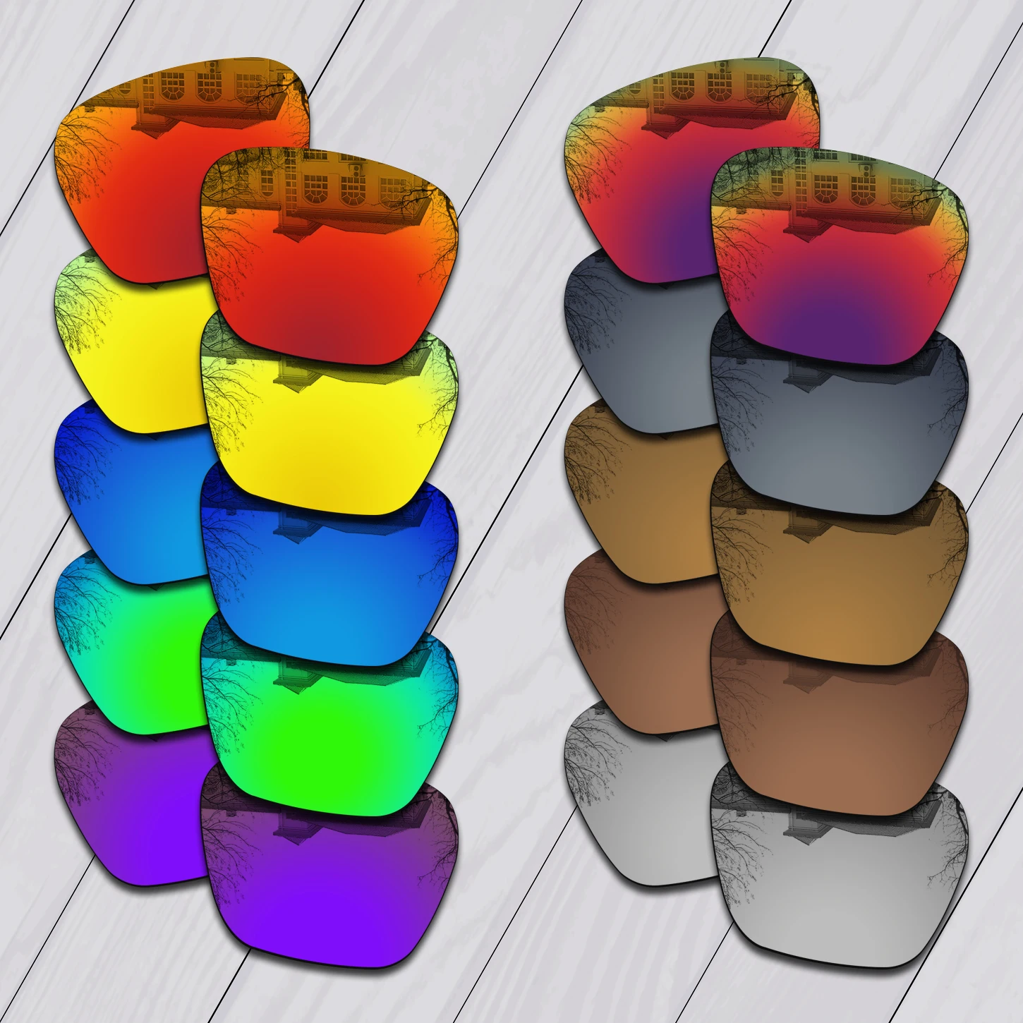 Улучшенные сменные поляризационные линзы E.O.S, совместимые с солнцезащитными очками Prada SPR 08YS 1AB5S0-51 — несколько вариантов
Улучшенные сменные поляризационные линзы E.O.S, совместимые с солнцезащитными очками Prada SPR 08YS 1AB5S0-51 — несколько вариантов