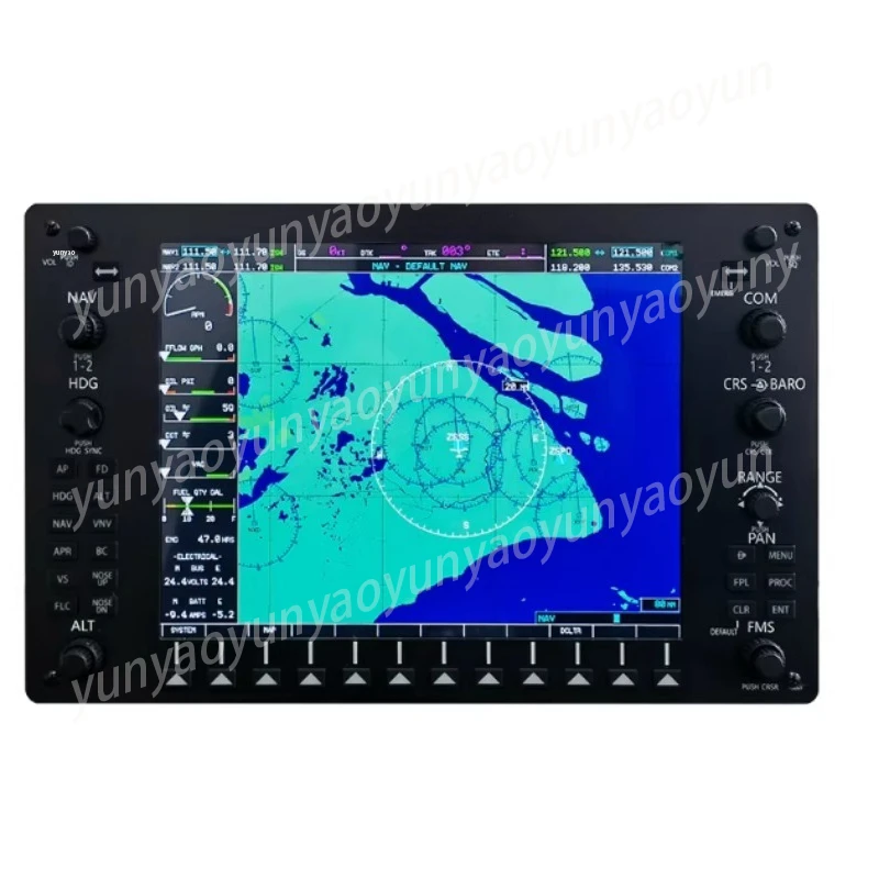 10,4-дюймовая панель G1000 для авиационной электроники, совместимая с дисплеями PFD/MFD для авиасимуляторов, для самостоятельной сборки домашней кабины пилота
10,4-дюймовая панель G1000 для авиационной электроники, совместимая с дисплеями PFD/MFD для авиасимуляторов, для самостоятельной сборки домашней кабины пилота