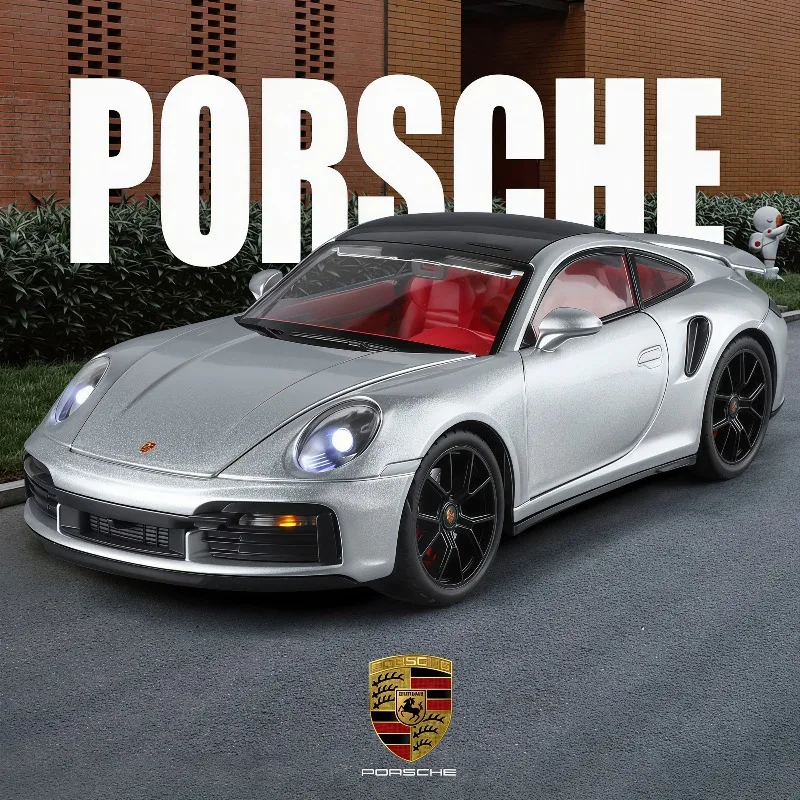 Alloy Diecast Porsche 911 Turbo S Model 1:24 Scale German Sports Car for Collection Birthday Gift Home Decoration
Alloy Diecast Porsche 911 Turbo S Model 1:24 Scale German Sports Car for Collection Birthday Gift Home Decoration