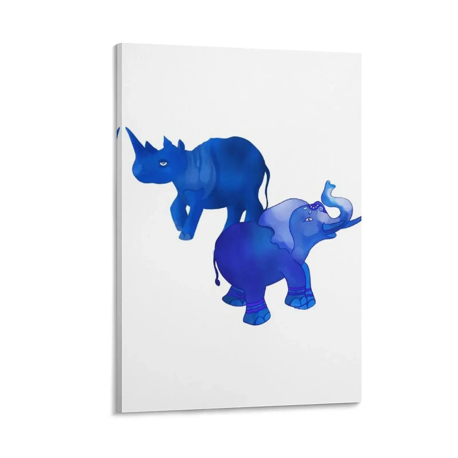Blue Rhino and Blue elephant Canvas Painting house decorations anime figure Paintings
Blue Rhino and Blue elephant Canvas Painting house decorations anime figure Paintings