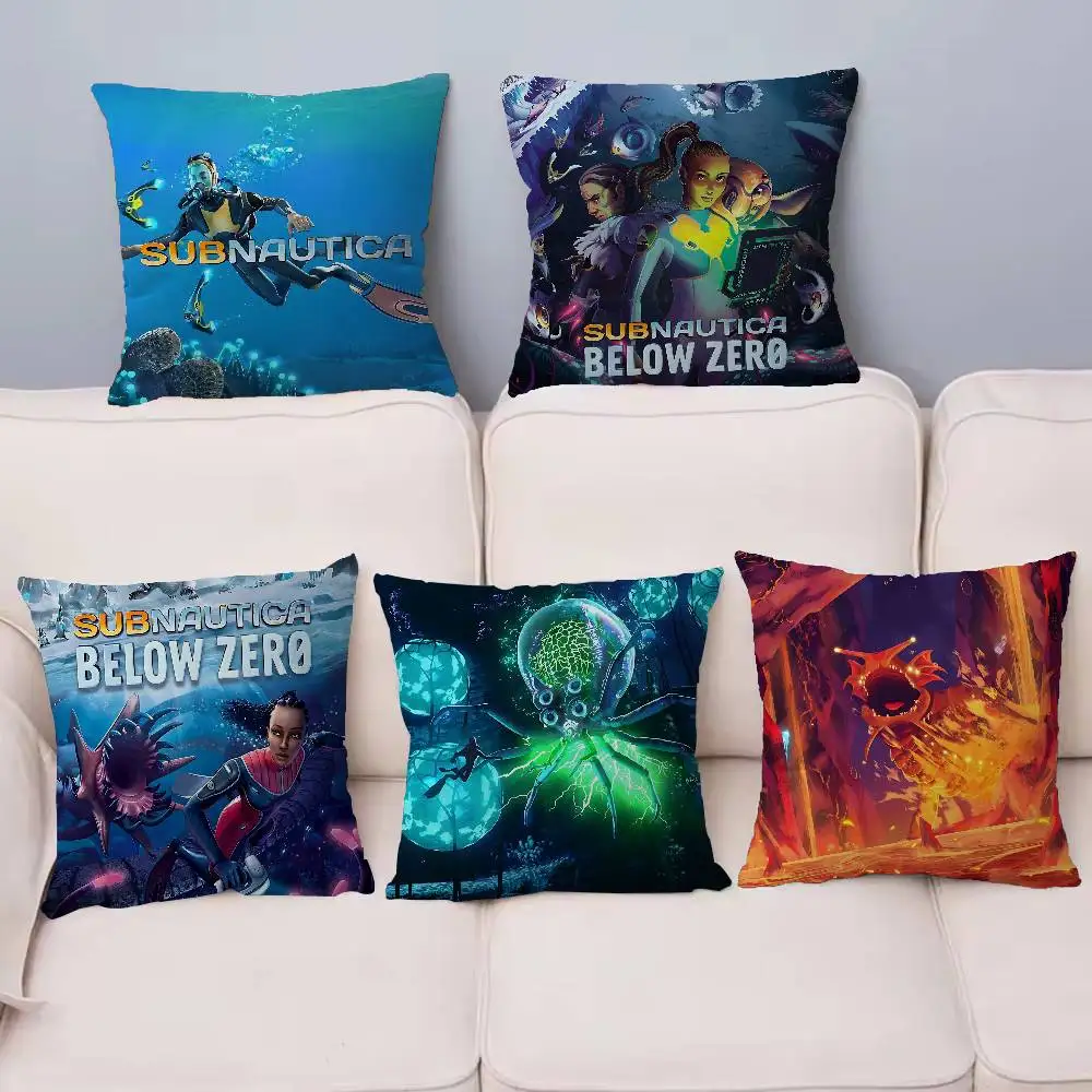 Survival Game S-Subnautica Pillow Gifts Home Office Furnishings Bedroom Sofa Car Cushion Cover Case 45x45cm
Survival Game S-Subnautica Pillow Gifts Home Office Furnishings Bedroom Sofa Car Cushion Cover Case 45x45cm