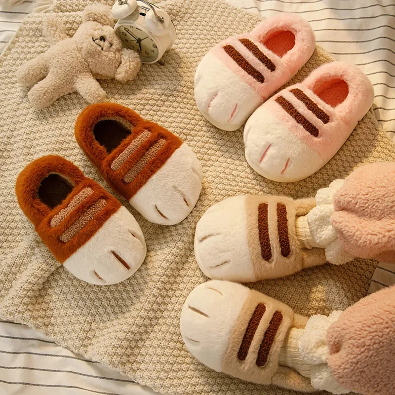 Cat Paw Cotton Shoes Y2K Kawaii PVC Velvet Thick Couple Outdoor Wear Home Use Indoor Anti Slip Warm Wear Resistant Flat Slippers
Cat Paw Cotton Shoes Y2K Kawaii PVC Velvet Thick Couple Outdoor Wear Home Use Indoor Anti Slip Warm Wear Resistant Flat Slippers