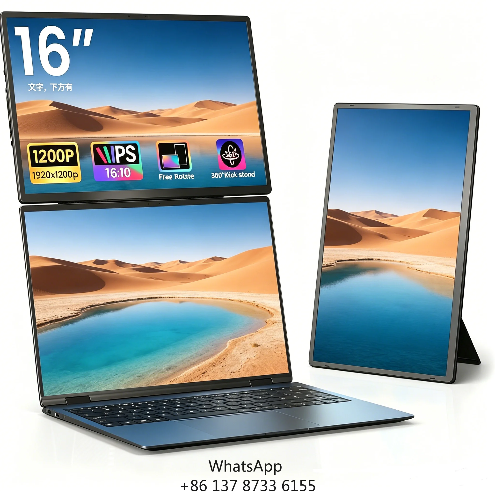 Computer Monitor Gaming Extended 16" 1200P Full Hd FHD 1080P 1200P IPS LCD Panel For Business Travel And Remote Work
Computer Monitor Gaming Extended 16" 1200P Full Hd FHD 1080P 1200P IPS LCD Panel For Business Travel And Remote Work
