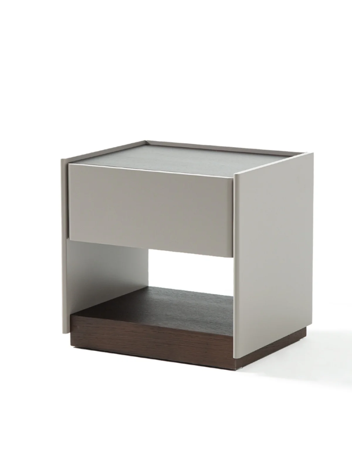 Italian Minimalist Bedside Cabinet Modern Minimalist Paint Smoked Wood Creative Bedside Storage Cabinet
Italian Minimalist Bedside Cabinet Modern Minimalist Paint Smoked Wood Creative Bedside Storage Cabinet