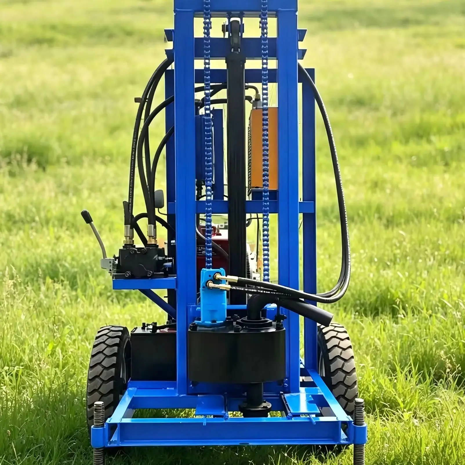 Customized Hot-Sale Small Household Water Well Drilling Rig 22HP Wheeled Diesel Powered Drilling Device
Customized Hot-Sale Small Household Water Well Drilling Rig 22HP Wheeled Diesel Powered Drilling Device