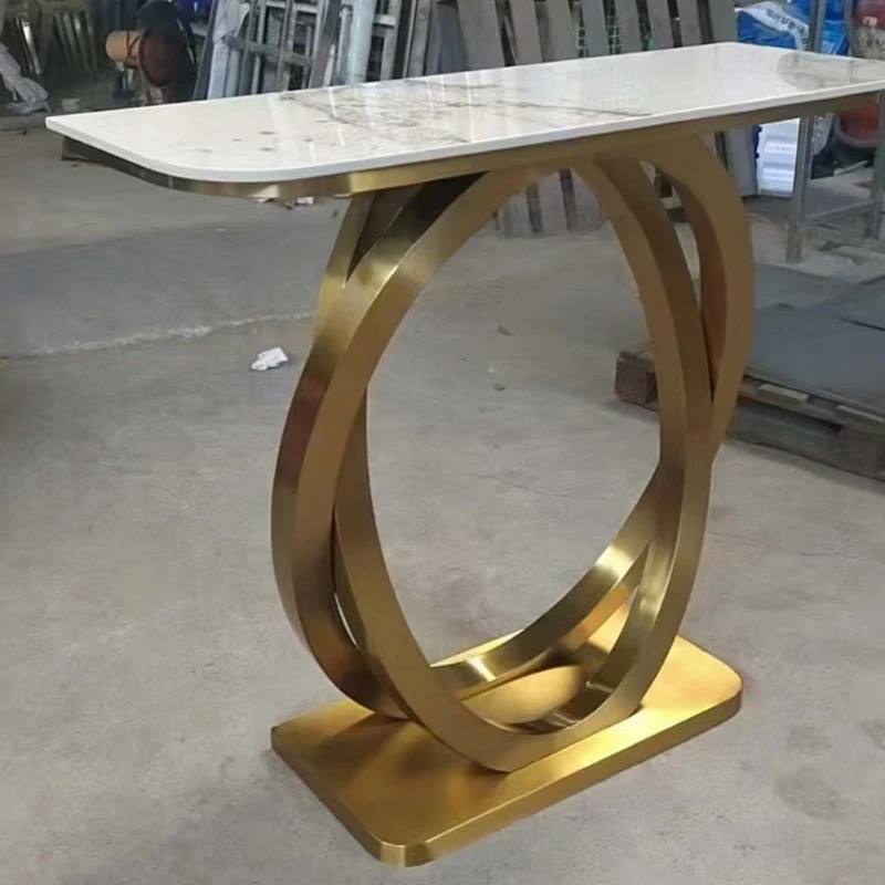 Light luxury rock slab entrance platform Semicircular entrance cabinet enters the house against the wall Minimalist hotel
Light luxury rock slab entrance platform Semicircular entrance cabinet enters the house against the wall Minimalist hotel